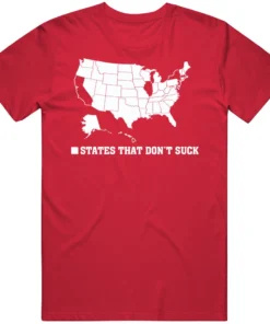 STATES THAT DON'T SUCK T-SHIRT WOMEN'S