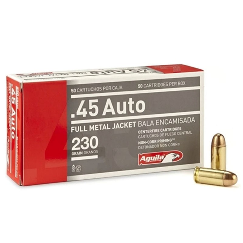 aguila_45acp_main AGUILA 45 ACP 230Gr FMJ